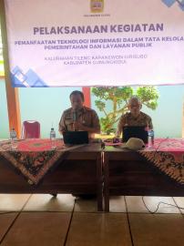 Bimtek pemanfaatan TI dalam tata kelola & layanan publik di Tileng