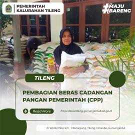 Penyaluran Bantuan Cadangan Pangan Pemerintah (CPP) Bulan Oktober - November 2025 Kalurahan Tileng